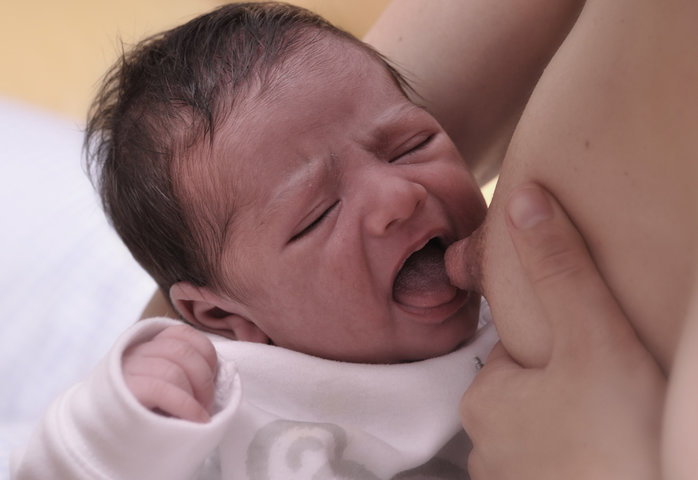 Baby struggling to latch